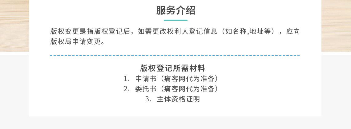 版權變更